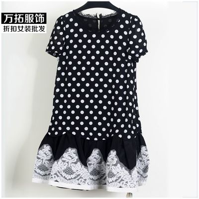 【新到貨浙江茜茜沃品牌女裝庫存折扣批發(fā)巴洛克風格圖案大碼連衣裙】價格_廠家 - 中國供應商